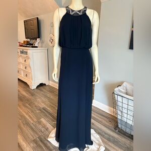 Vince Camuto navy blue formal dress sz 2